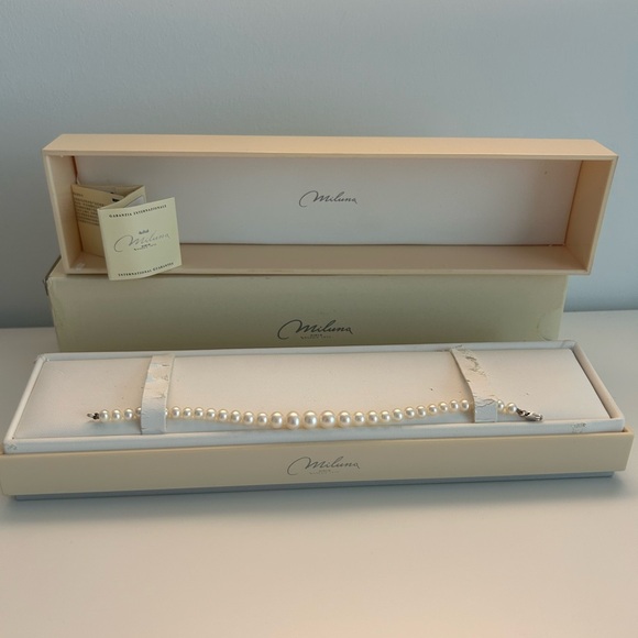NEW Miluna  CIELO VENEZIA 1270 pearl bracelet - Picture 4 of 8